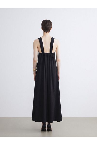 LC Waikiki Halter Neckline Gathered Dress