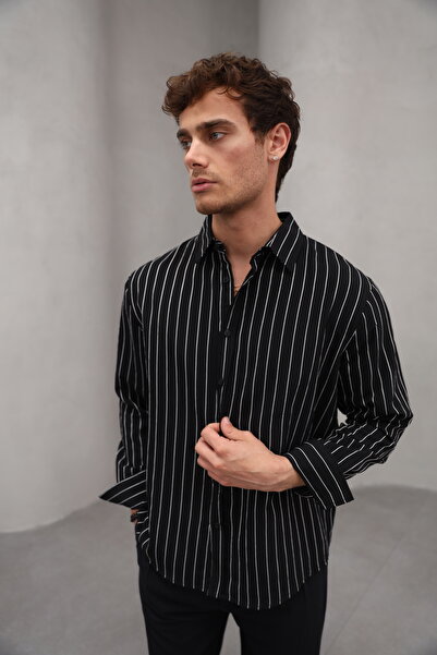 ALTINHAN COLLECTİON ÇİZGİLİ REGULAR FİT GÖMLEK