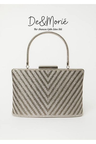 De&Morié Dm3590 Shiny Stone Women's Metallic Bag - Design Reflecting Elegance