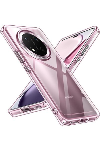 m.tk moveteck Case for Honor Magic 7 Lite Case Soft Transparent Silicone Colorless Cover with Camera Protrusion Protection