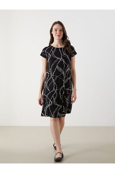 LC Waikiki Rochie cu gât înalt cu model