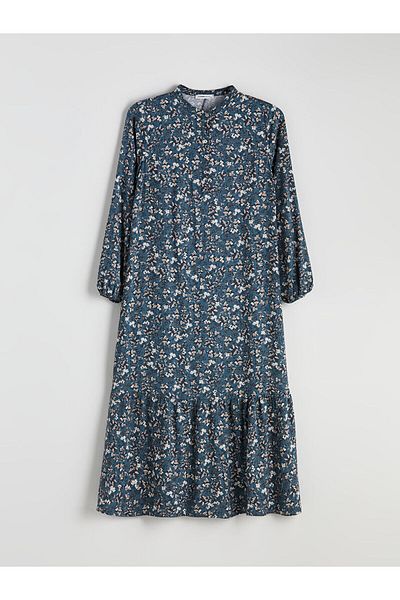 LC Waikiki Rochie florală în formă de A cu decolteu