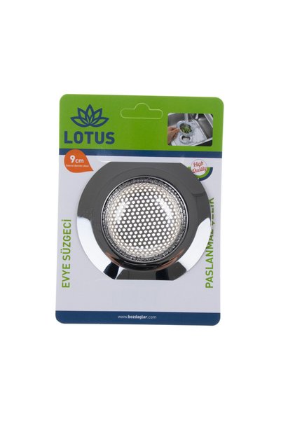 Hanedanev 1 Adet Pratik Paslanmaz Çelik Lavabo Süzgeci 9 cm Çelik Mutfak Lavabo Süzgeci Evye Süzgeç