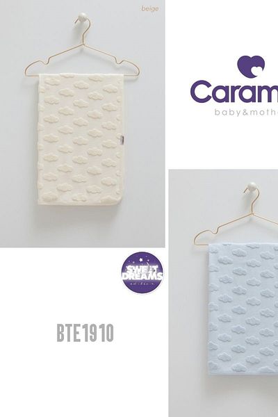 Caramell My Baby Kumsal Baby Blanket New Season Combed Cotton and Soft Textured 85X90 Sweet Dreams 1910