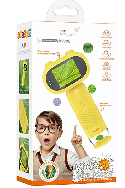 Fogy DV206 IPS Ekranlı Video Kayıt Özellikli Çocuk Mikroskobu