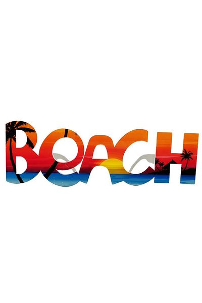 PRATİKOBA Beach Written Party Glasses Hello Summer Hawaii Show Glasses 19X6 cm