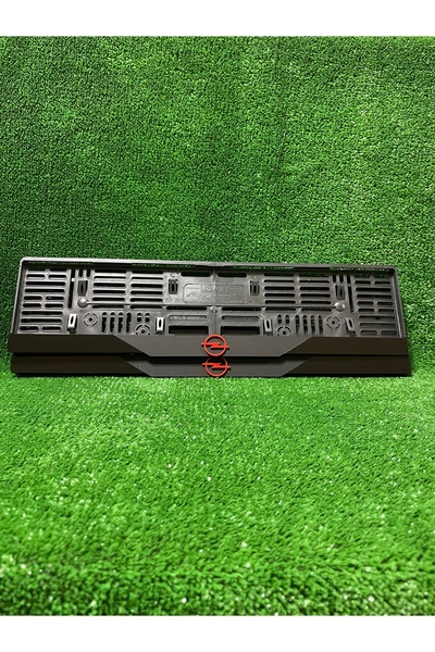 PP Pleksi Otomobil Plakalık Dubai Model Opel Kırmızı Logolu Uyumlu