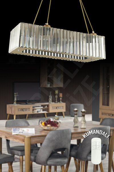 SONSUZ AYDINLATMA&AVİZE Sonsuz Kare Zarif Eskitme 4 Lü 46 cm Yemek Masası Kum...