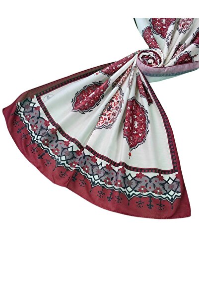 mim eşarp Işıl İpek Μαλακό Βαμβακερό Σάλι Ethnic Σχέδιο 75x190 cm