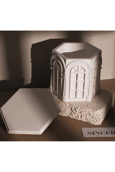 MH HOME 3D Avrupa Roma Kalesi Sütunu Ev