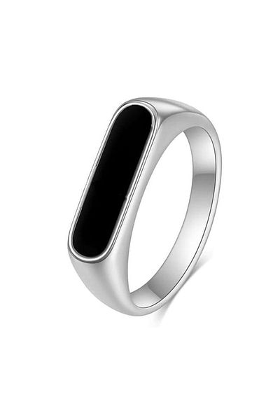 Belora Inel marca Diora, Design Clasic, Culoare Auriu/Negru - Argintiu-Negru, 7