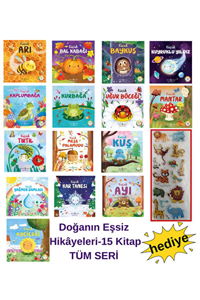 TÜRKİYE İŞ BANKASI KÜLTÜR YAYINLARI 3-6 Yaş Gelişim Kitap Seti (15 Kitap) | H...