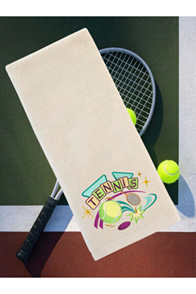 Ursa Tennis Retro Design Embroidered Sport Towel 50X90