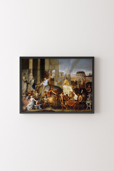 epiqart Intrarea lui Iskander în Babilonia - Cadru negru