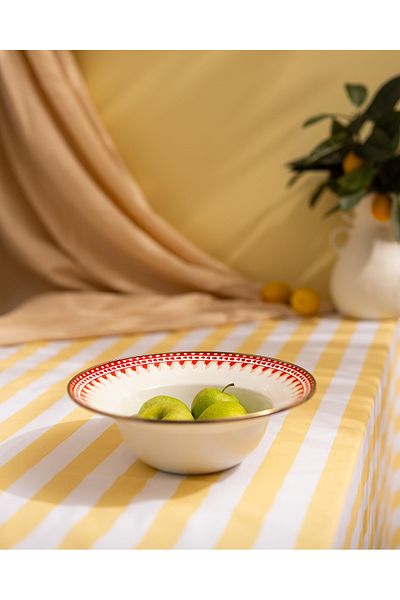 Madame Coco Lison Fruit Bowl - Red - 30 cm