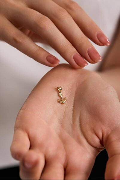 Tufanlar Kuyumculuk 14 Ayar Çapa Altın Kolye Ucu