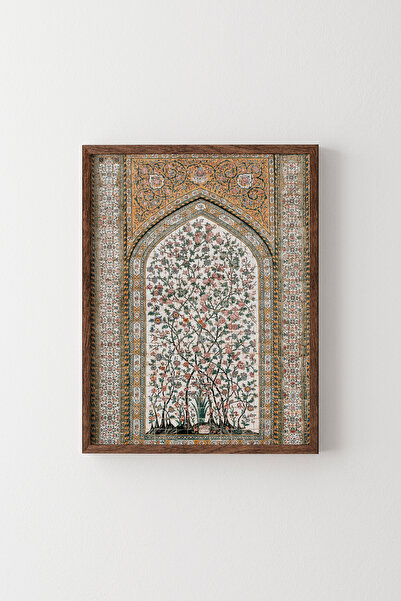 epiqart Çini Sanatı - Ahşap Desenli Çerçeve