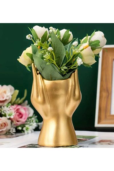 rakaymu Abstract Hand Face Vase