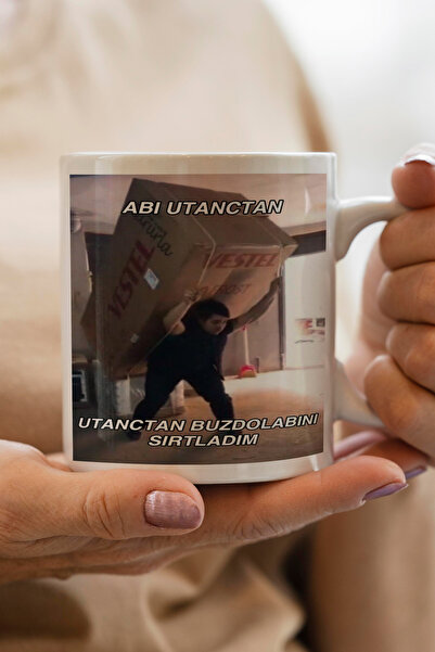 South Steel هدية رأس السنة الجديدة مطبوع كوب مزخرف على شكل ثلاجة