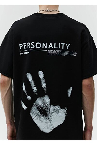 Marco Fresco Μπλουζάκι Unisex Oversize με στάμπα προσωπικότητας