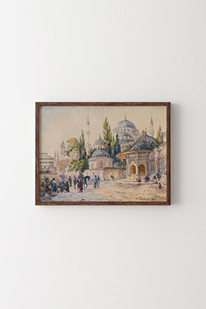 epiqart بيتاكت اسطنبول، مسجد شيخزاده - إطار خشبي منقوش