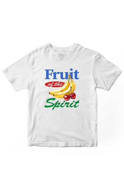 designedfy Fruit Printed Oversize Tshirt White
