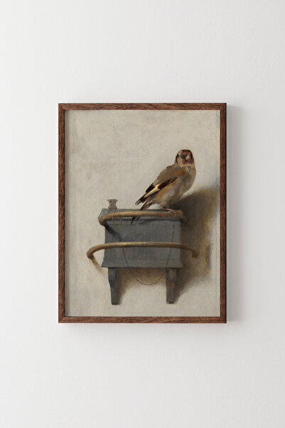 epiqart Goldfinch - Wooden Patterned Frame