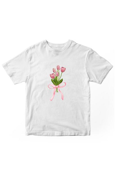 designedfy Coquette Printed Women's Tshirt White