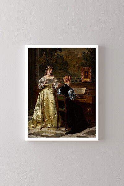 epiqart Music Lesson - White Frame