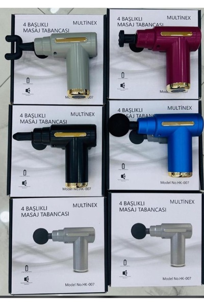 MULTİNEX Multinex 4 Başlıklı Masaj Tabancası