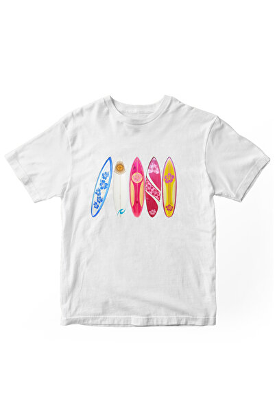 designedfy Tricou de damă cu imprimeu submarin alb