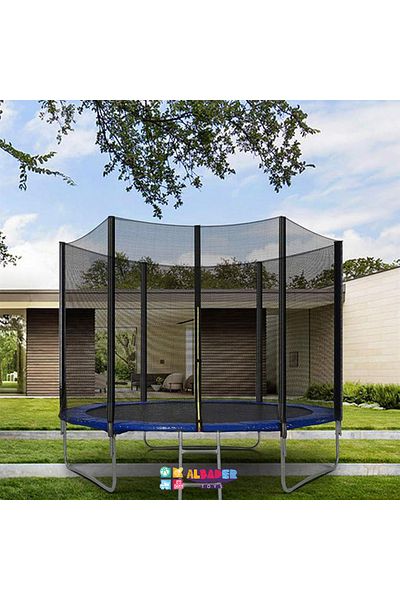 ALBADER Trampoline - Outdoor Trampoline with Net, Indoor & Outdoor Trampolines, 10Ft/12Ft Size ( 10FT )