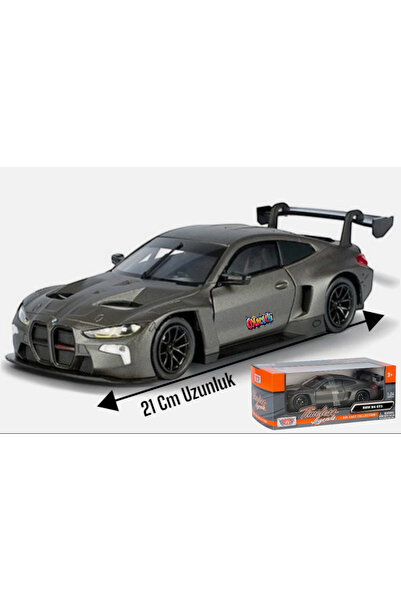 tmtoysandmore Bmw m4 Gt3 Lisanslı Diecast Metal Model Araba 1:24 Ölçek 21 Cm ...