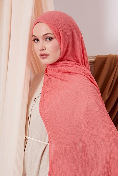LuvenSara Muslin Shawl Light Coral