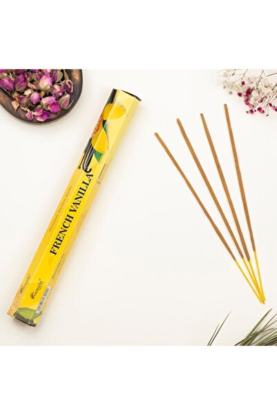 Srctech Fransız Vanilyası Aromalı Doğal Çubuk Tütsü 20 çubuk tütsü
