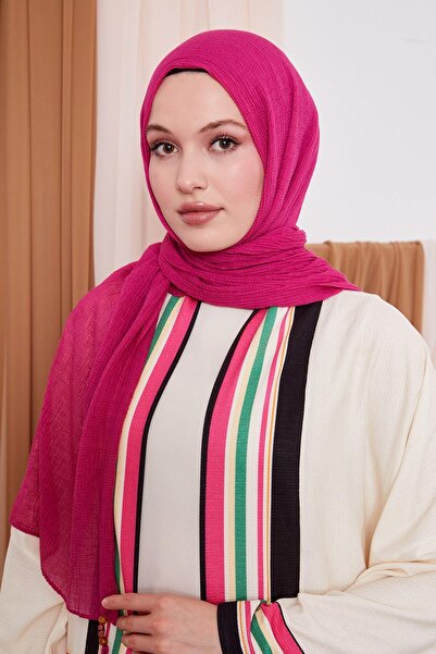 LuvenSara Muslin Shawl Fuchsia