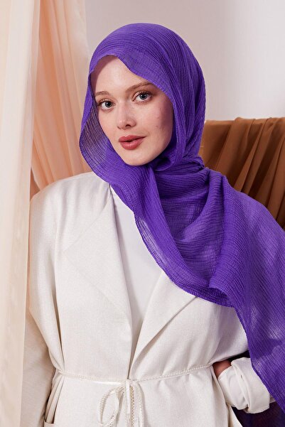 LuvenSara Muslin Shawl Purple
