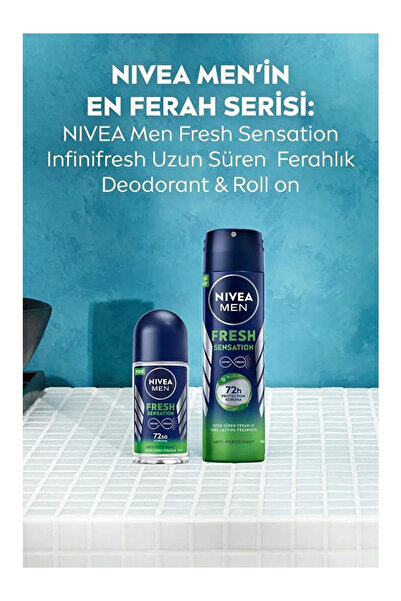 NIVEA ROLL-ON FRESH SENSATİON + DEODORANT 150ML