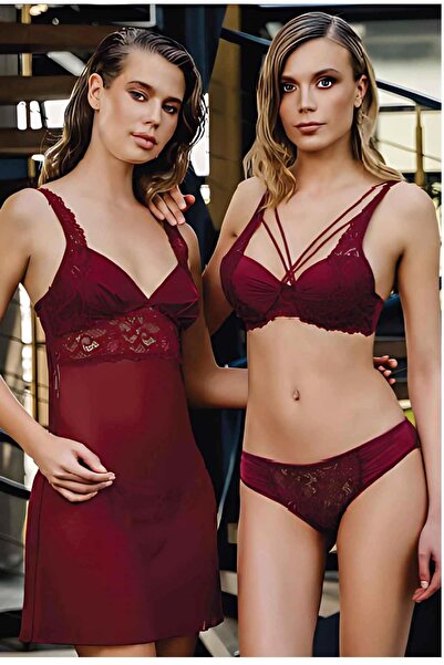 BÜŞRA 1230 BÜŞRA SÜTYEN KÜLOT KOMBİNEZON TAKIM