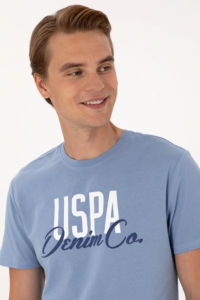 U.S. Polo Assn. Men's Blue T-Shirt 50306923-Vr036