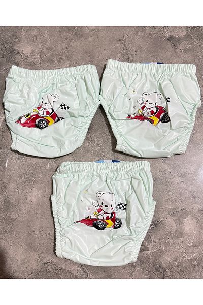 PİLEKİ BABY 3 PIECES 50% COTTON 50% MEMBRANE, INDOOR TOWEL, WATERPROOF (2 - 3 - 4 YEARS OLD TRAINING COTTON)
