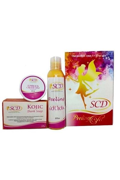 SCD Peeling LOTION.SUNBLOCK CREAM,SOAP Set 50ml
