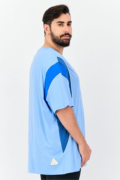 Puma Men Relaxed Fit Short Sleeves Manchester City FC T-Shirt, Blue