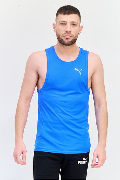 Puma Men Sportswear Fit Sleeveless Running Vest, Blue
