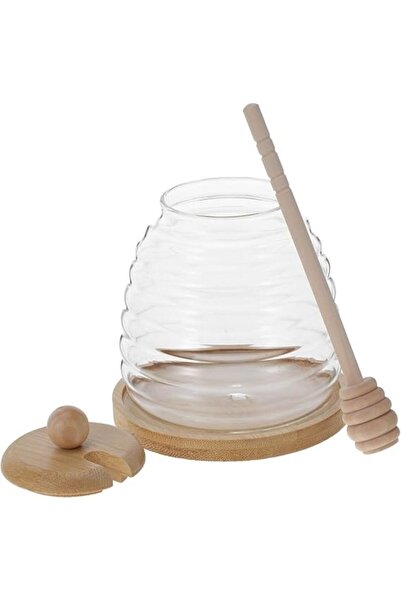 btm home Bal Saklama Kabı-Cam Bal Kavanozu