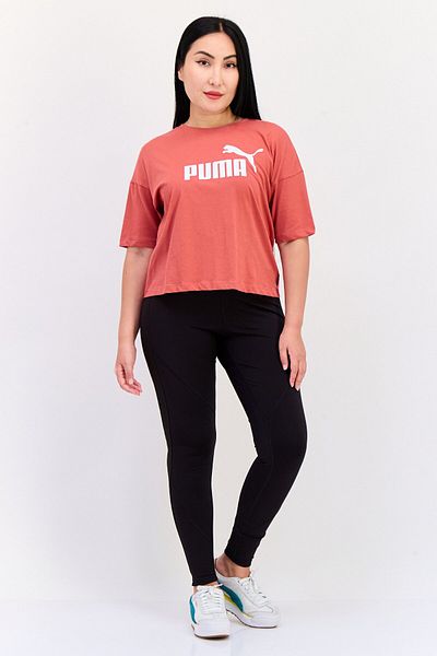 Puma Women Sportswear Fit Short Sleeves Outdoor Top, Rust Peach