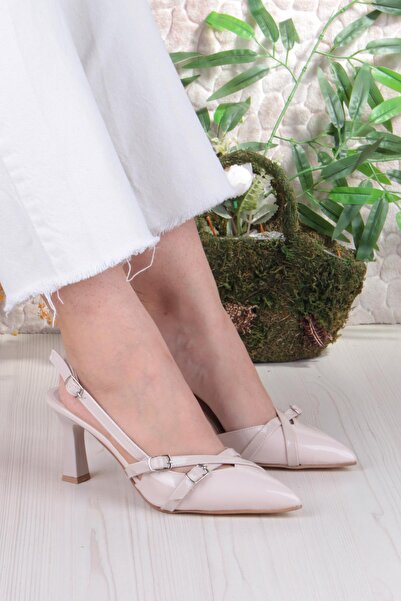 fort 3669 Pantofi de damă cu toc înalt din piele lacuită Uraz