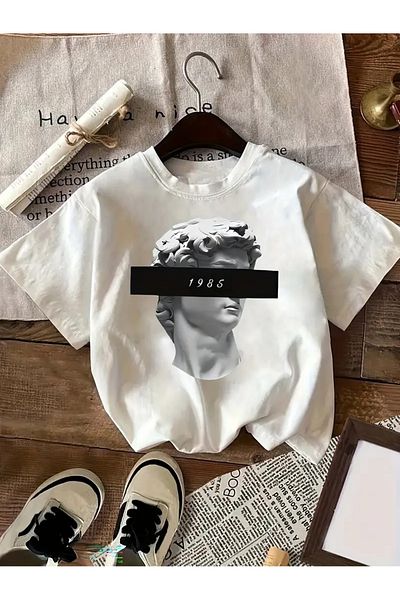 Bengi Clothing Premium Oversize Cut Short Sleeve Printed T-Shirt