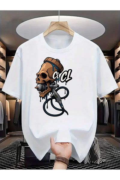 Bengi Clothing Premium Oversize Cut Short Sleeve Printed T-Shirt