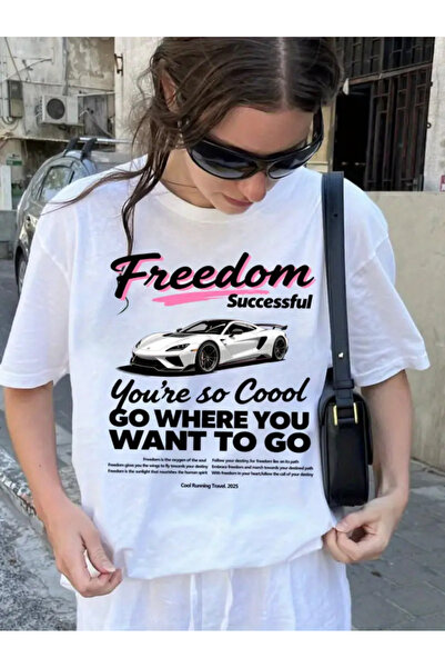 Jose Clothing تي شيرت مطبوع بأكمام قصيرة ومقاس كبير ممتاز